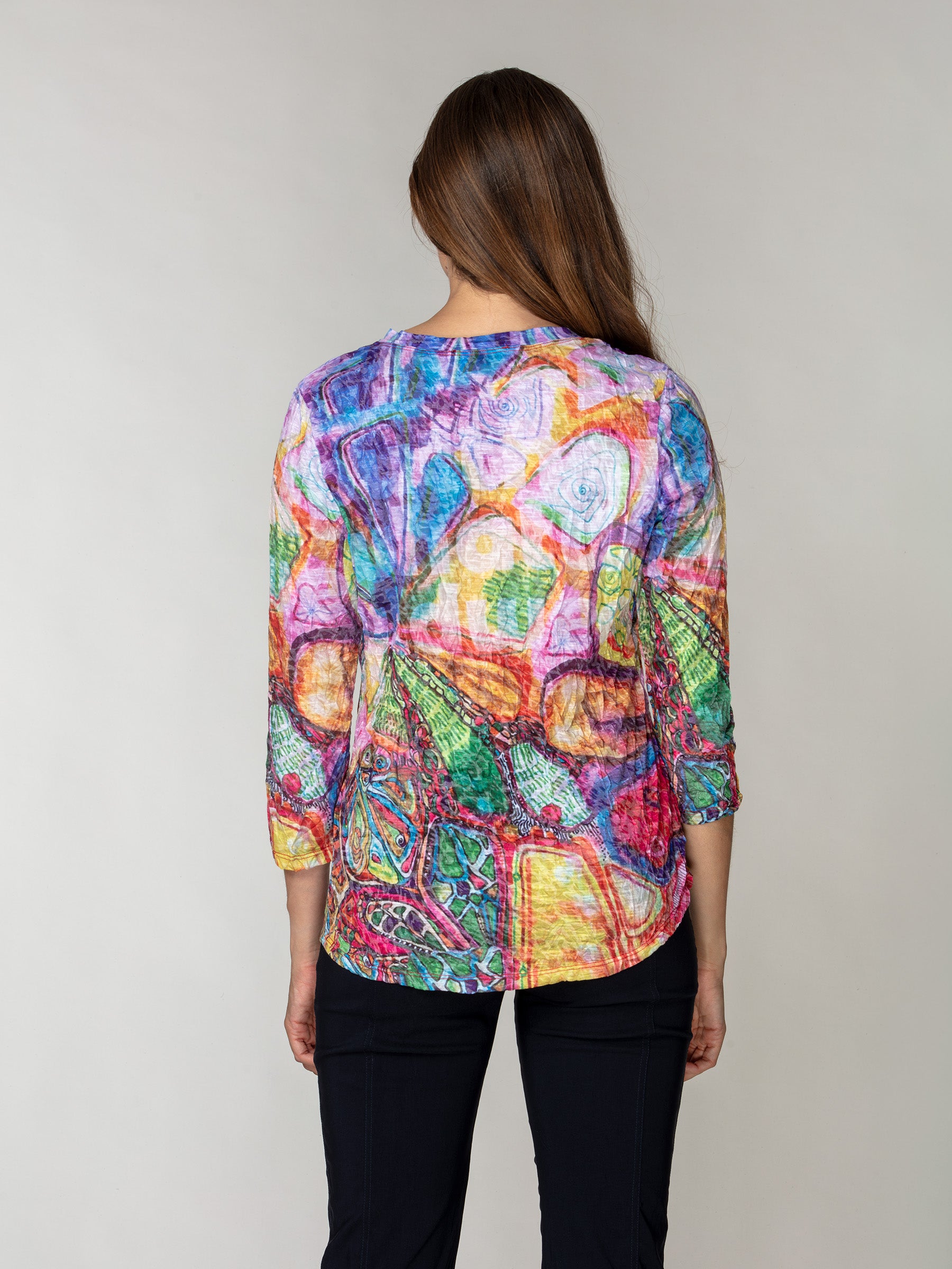 V-Neck Top - Vivid Canvas