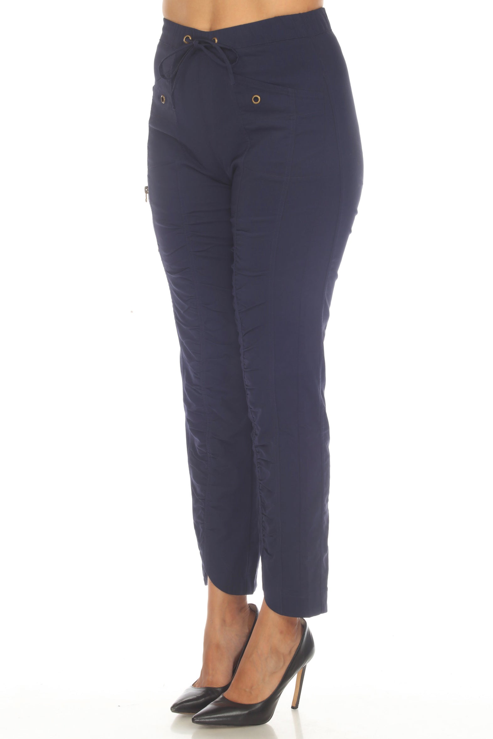 Ruched Scallop Pant - CARINE