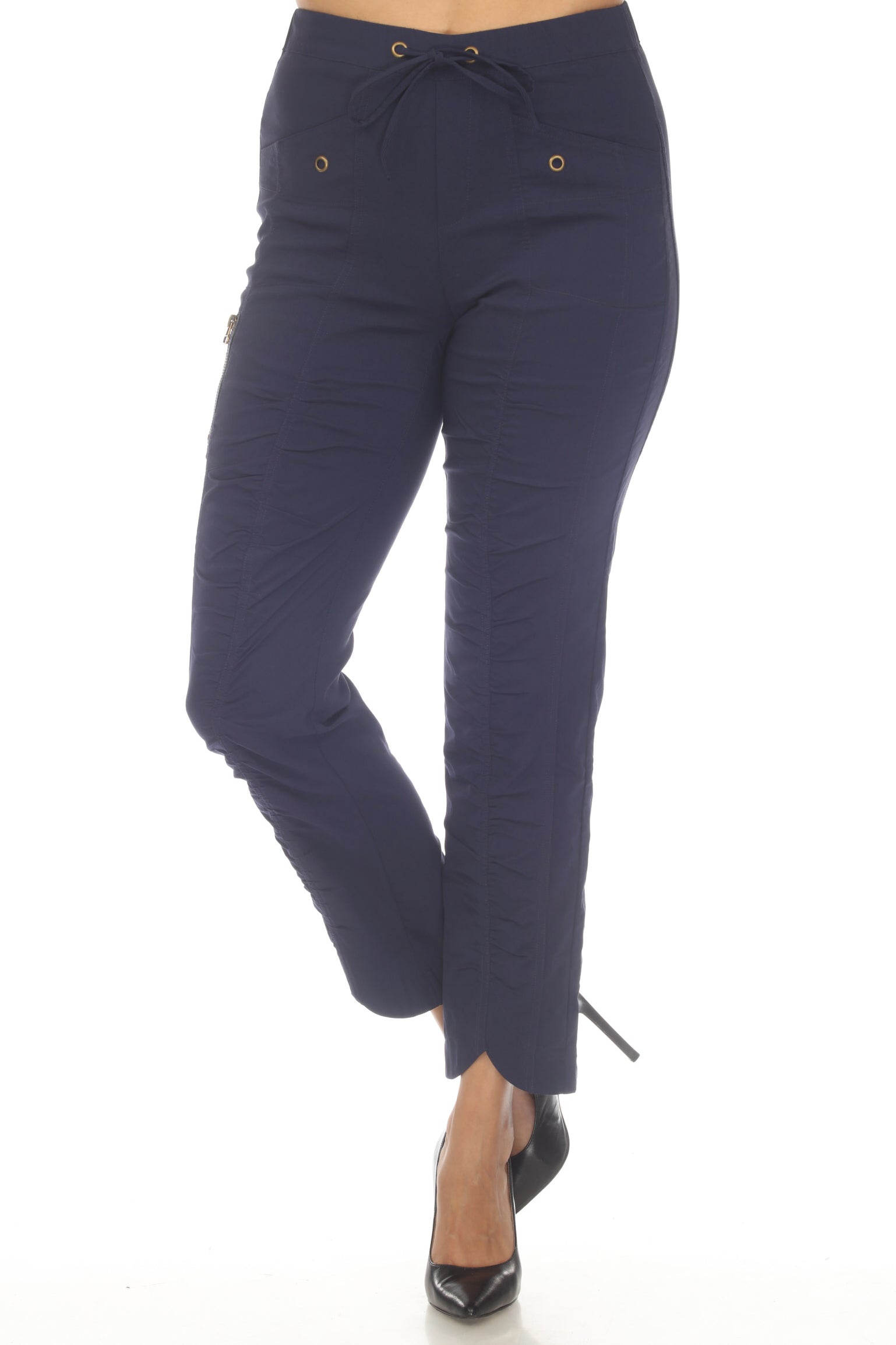 Ruched Scallop Pant - CARINE
