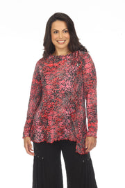 Melanie Top - Red Scales