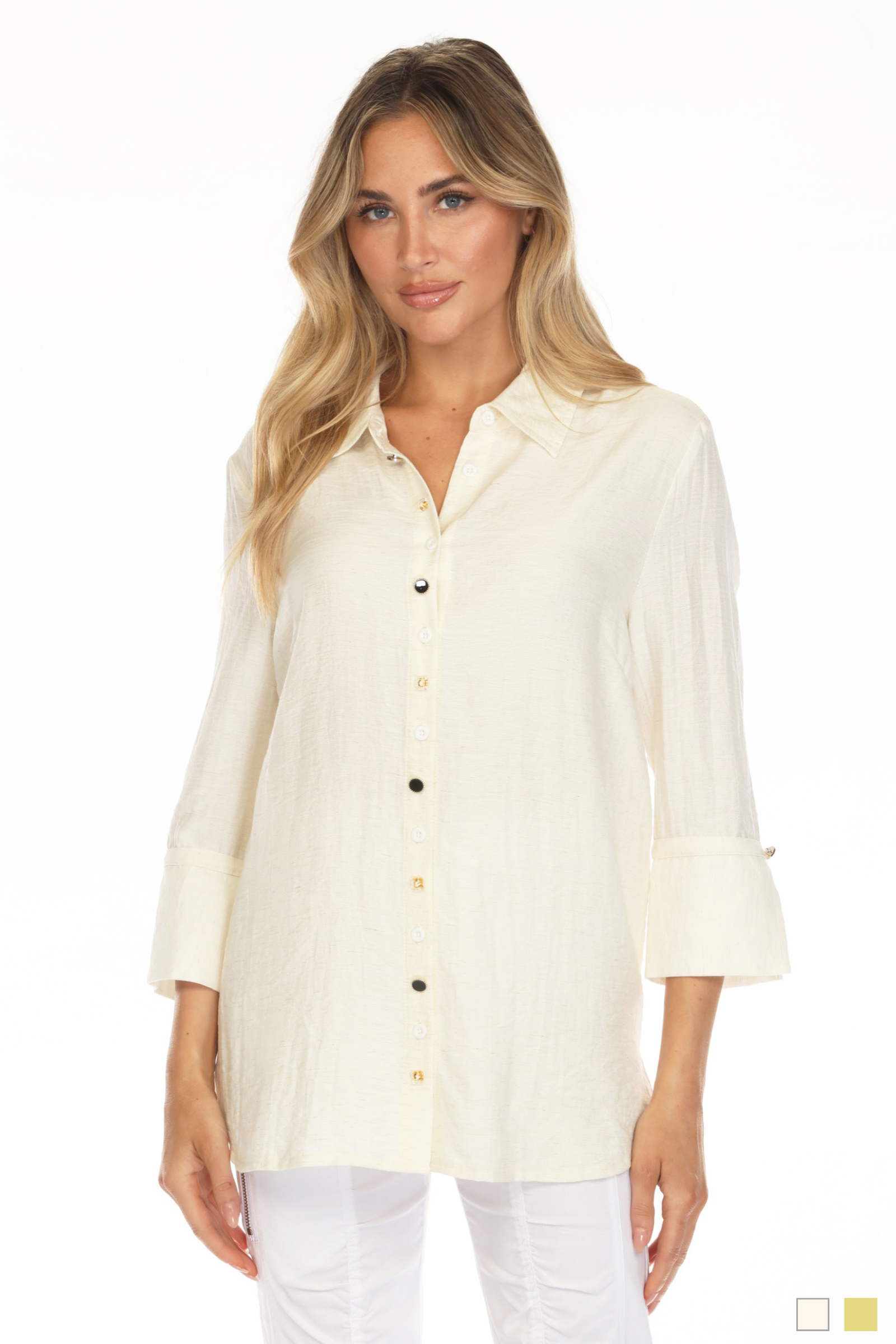Mosaic Button Shirt