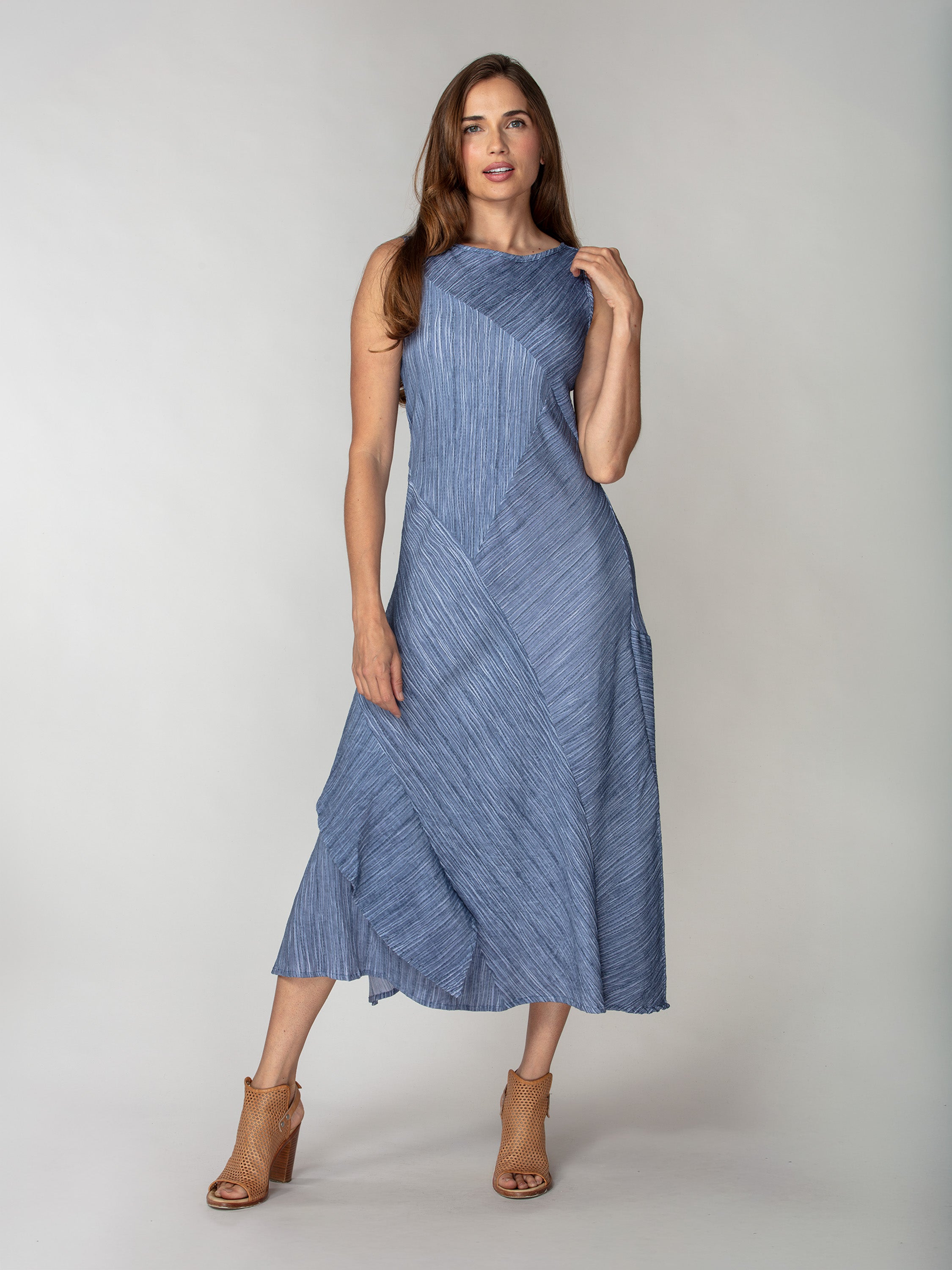 Riviera Patch Midi Dress