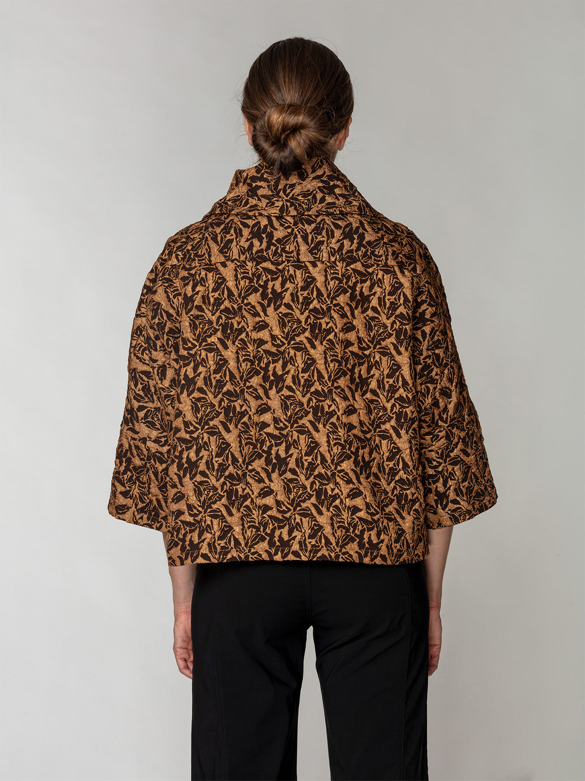 Lustre Textured Swing Jacket