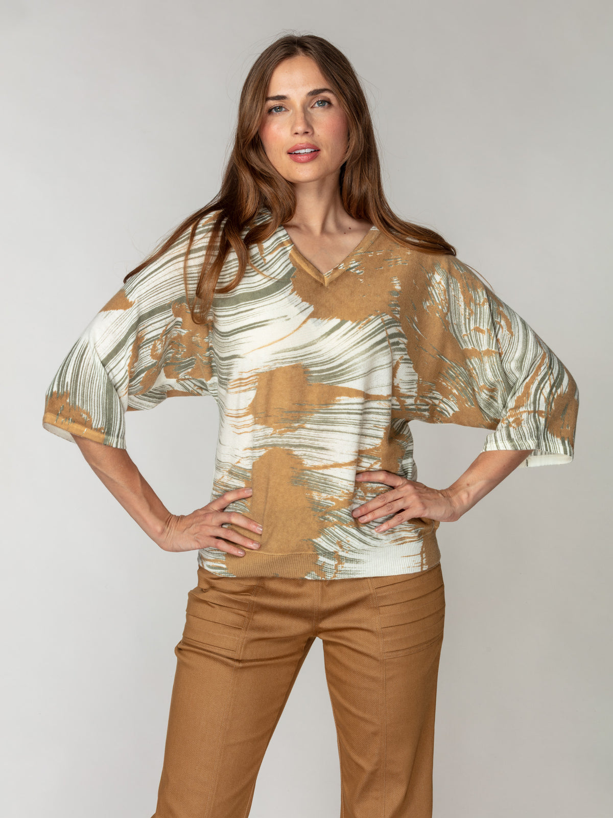 Light Knit Dolman Pullover