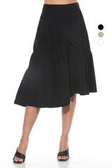 Asymmetric Flounce Skirt