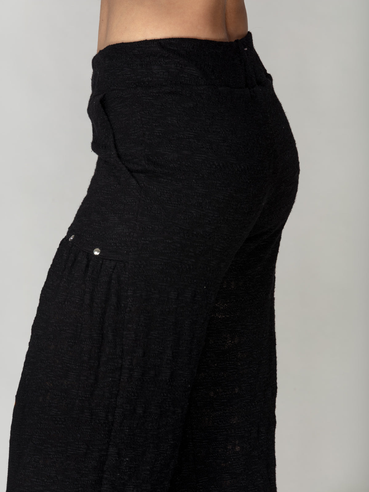 Jacquard Knit Palazzo Pant