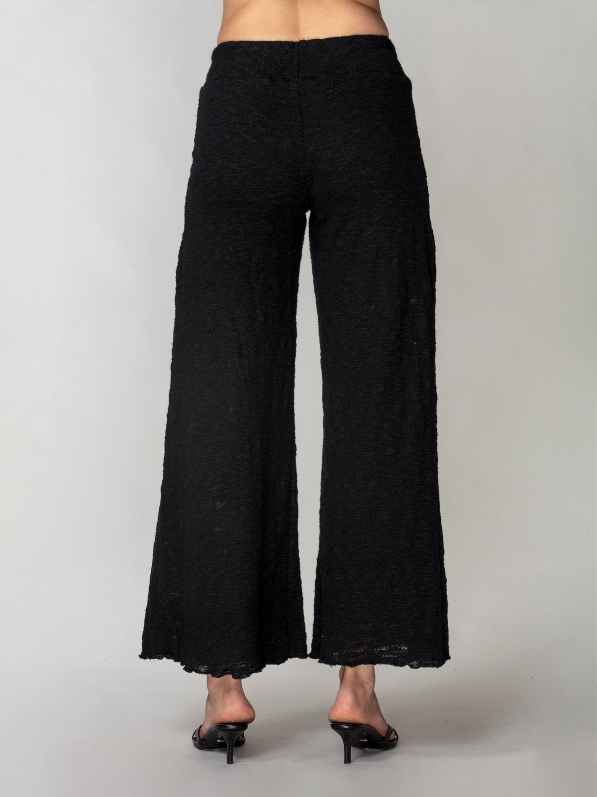 Jacquard Knit Palazzo Pant