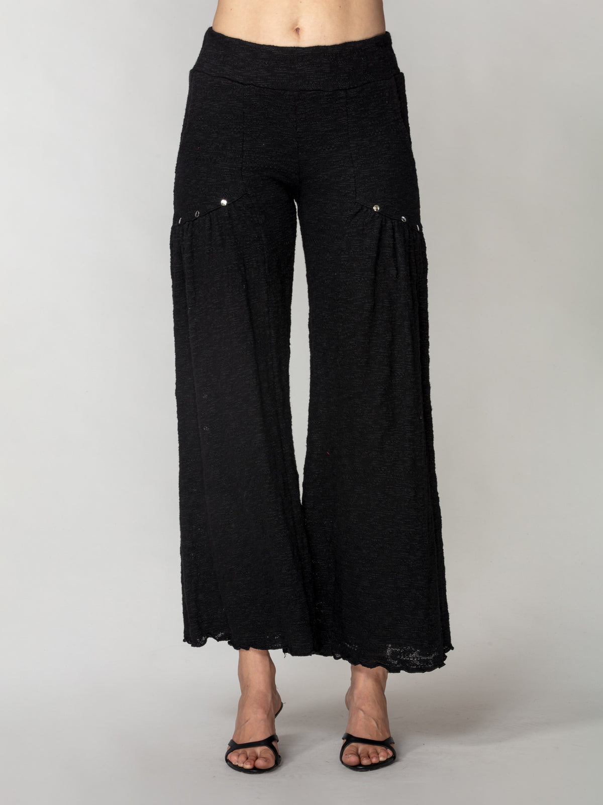 Jacquard Knit Palazzo Pant