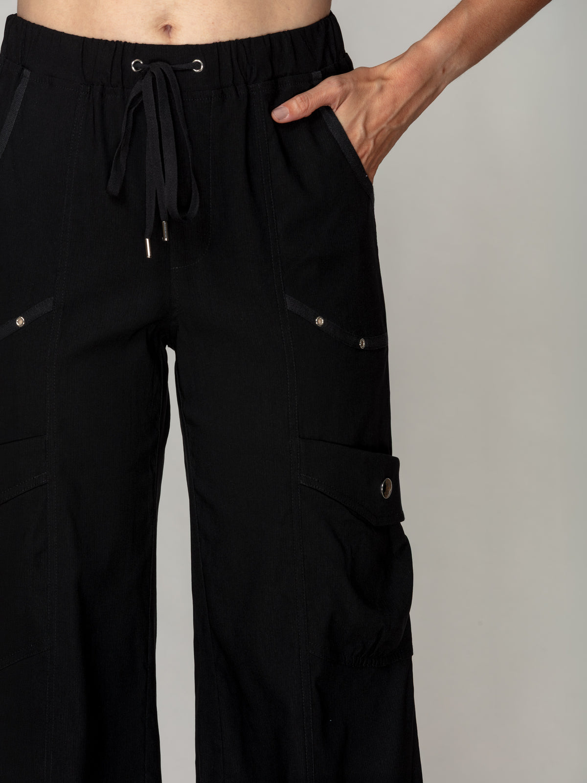 Draped Cargo Pocket Pant