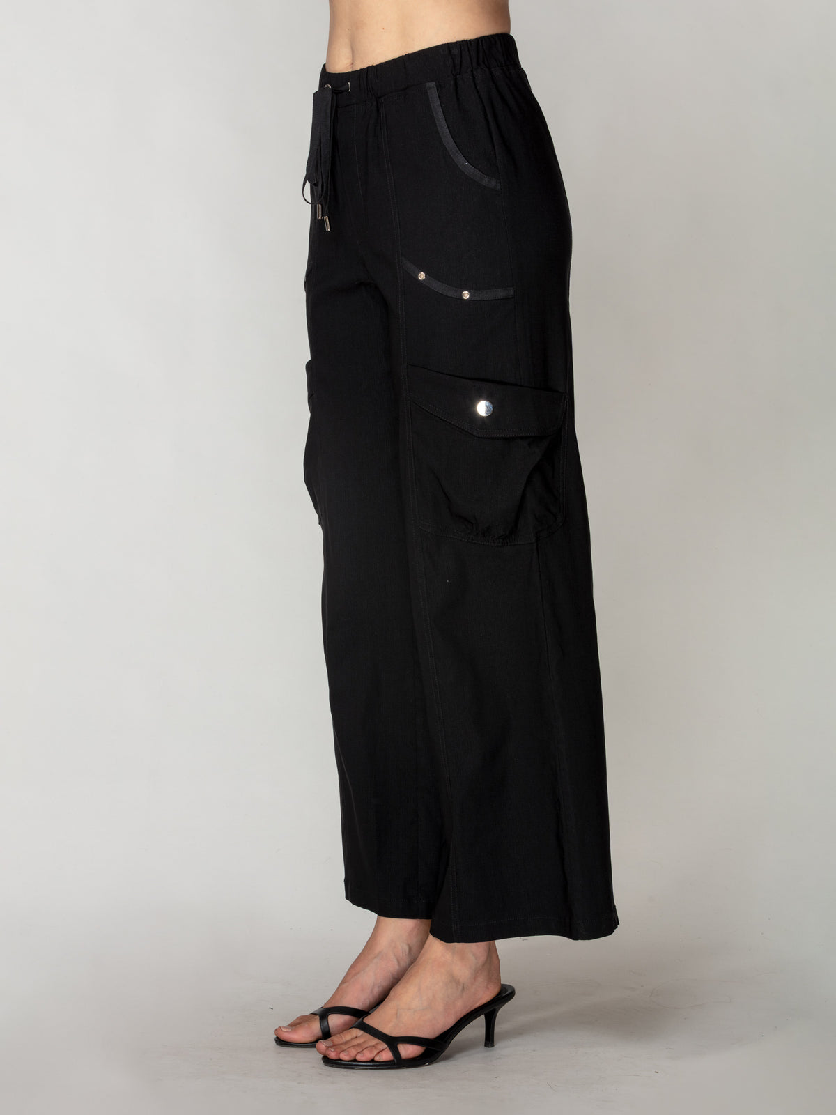Draped Cargo Pocket Pant