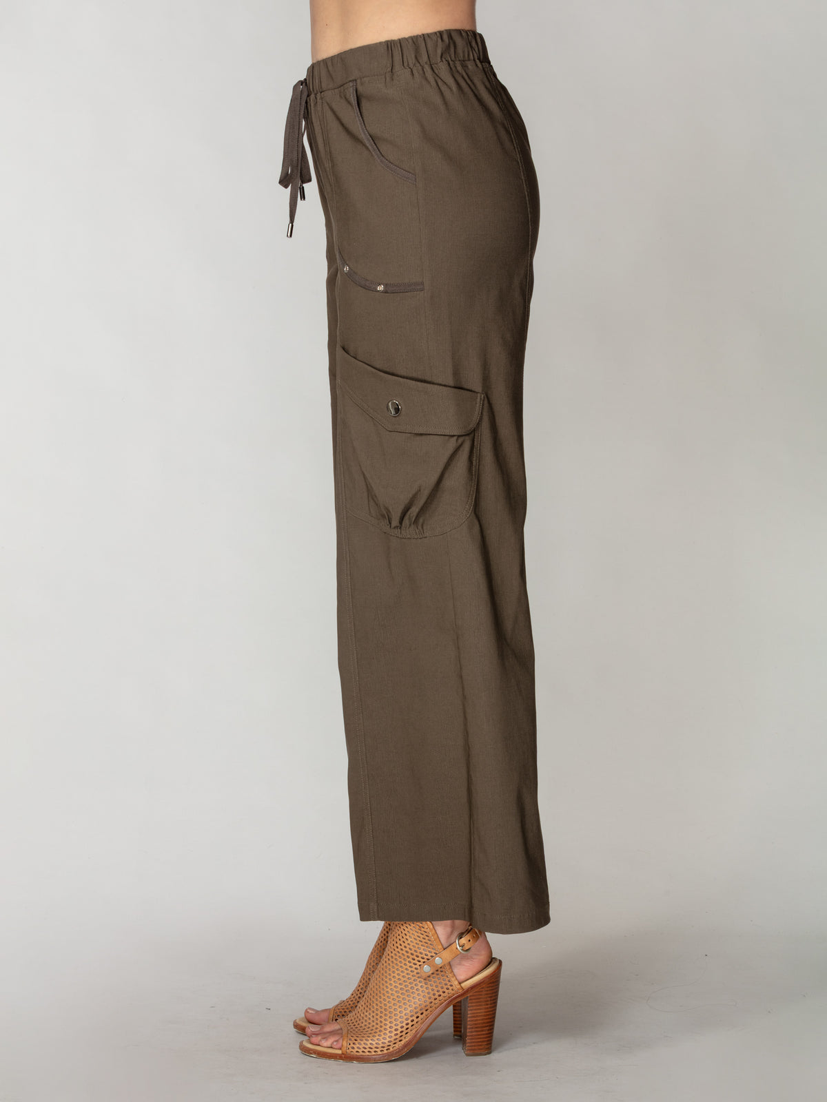 Draped Cargo Pocket Pant