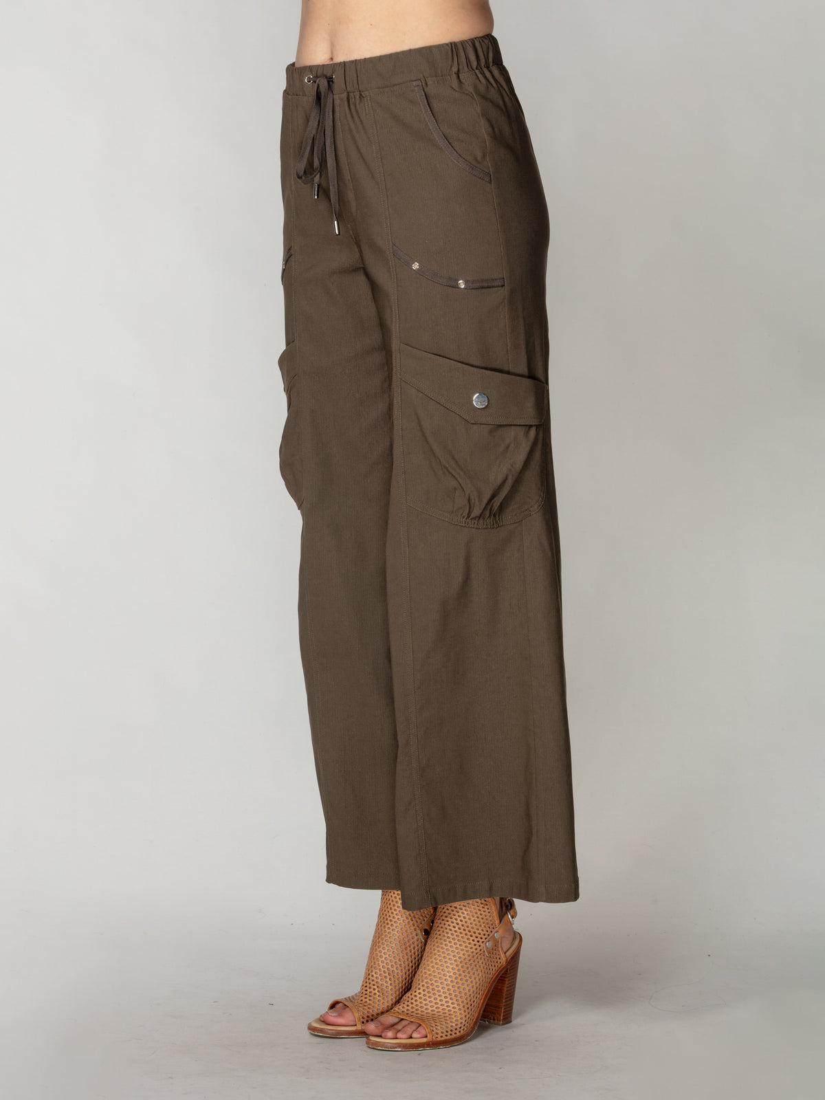 Draped Cargo Pocket Pant