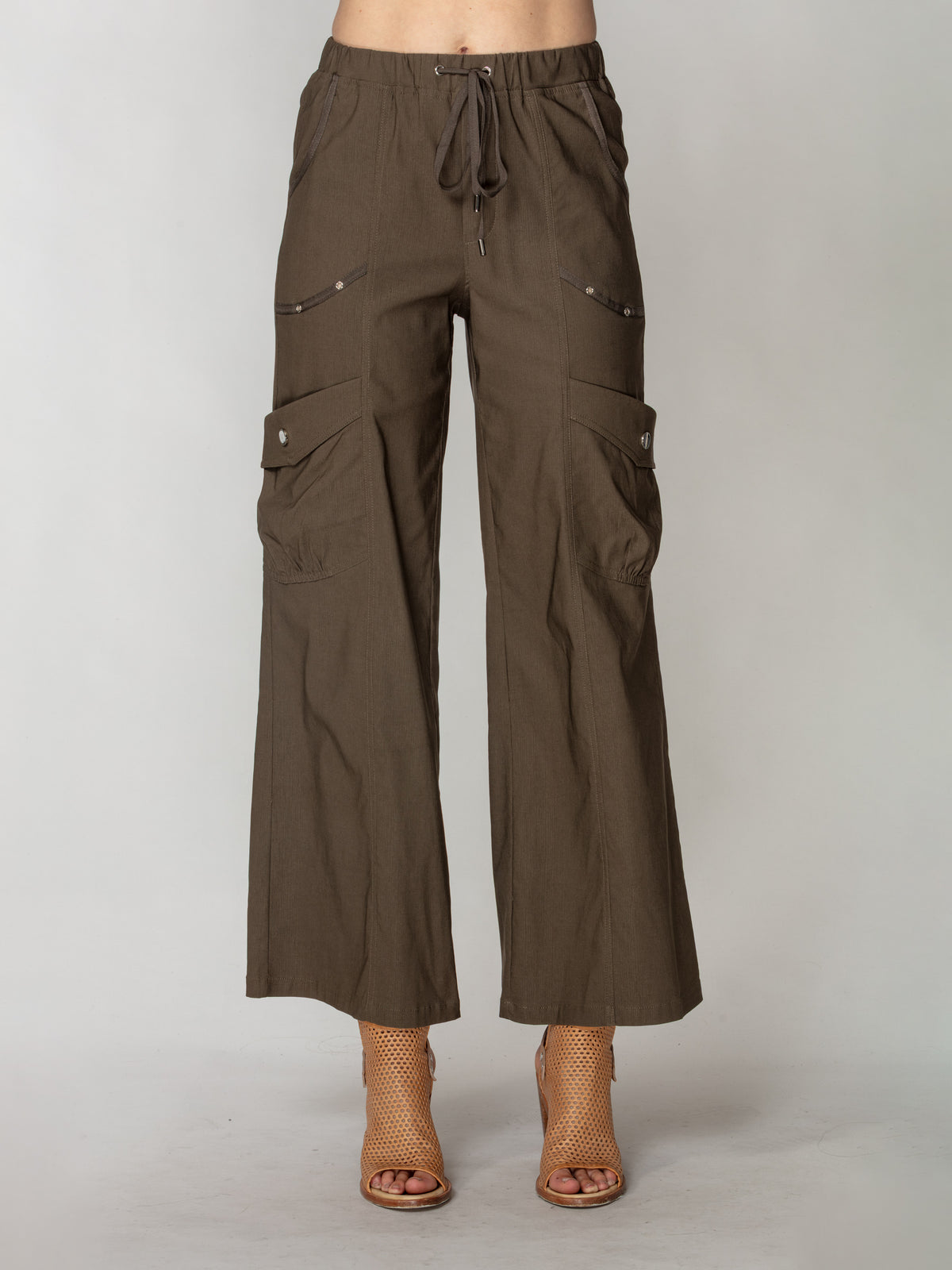 Draped Cargo Pocket Pant