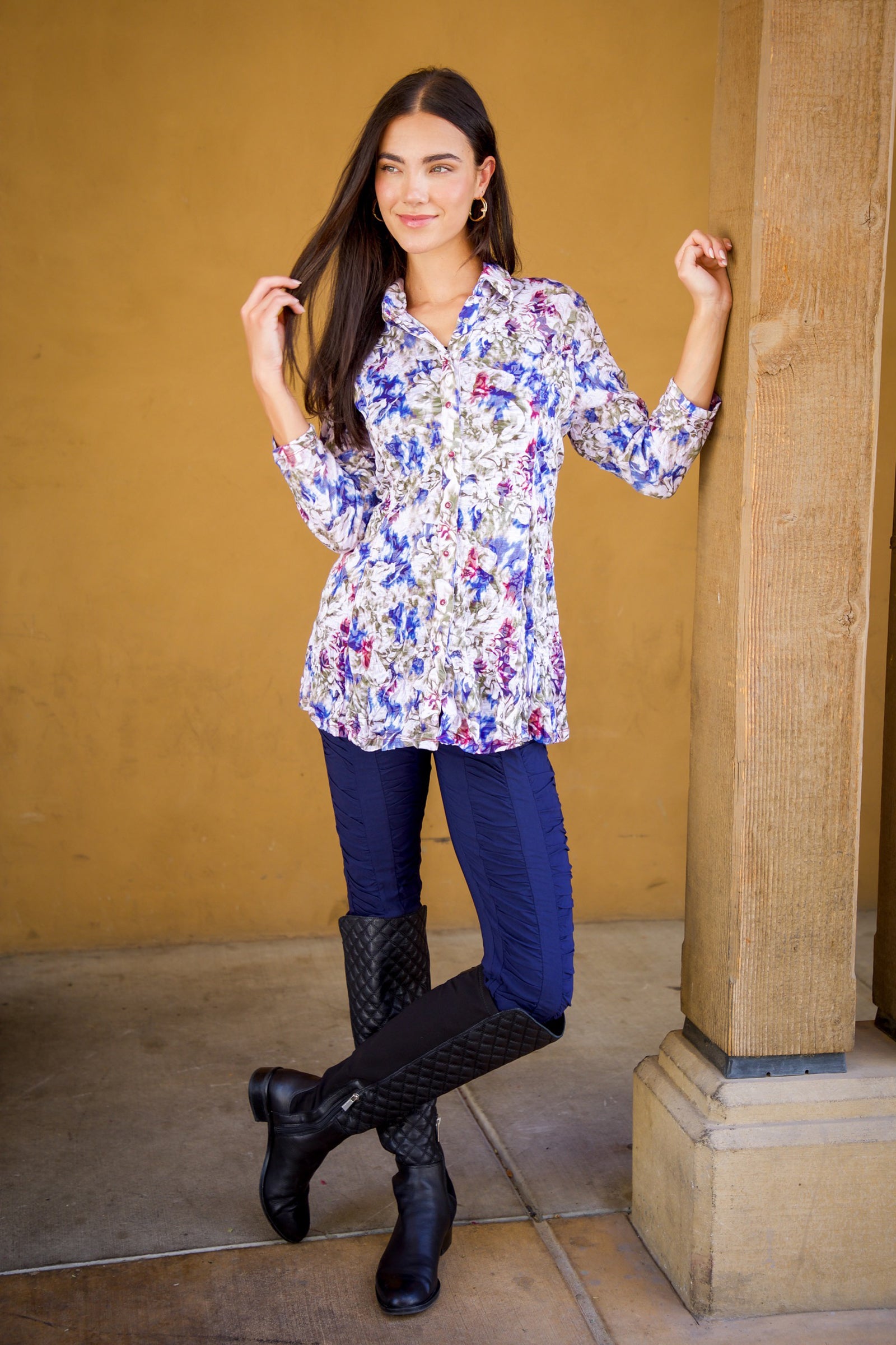 Selena Shirt - Violet Haze - CARINE