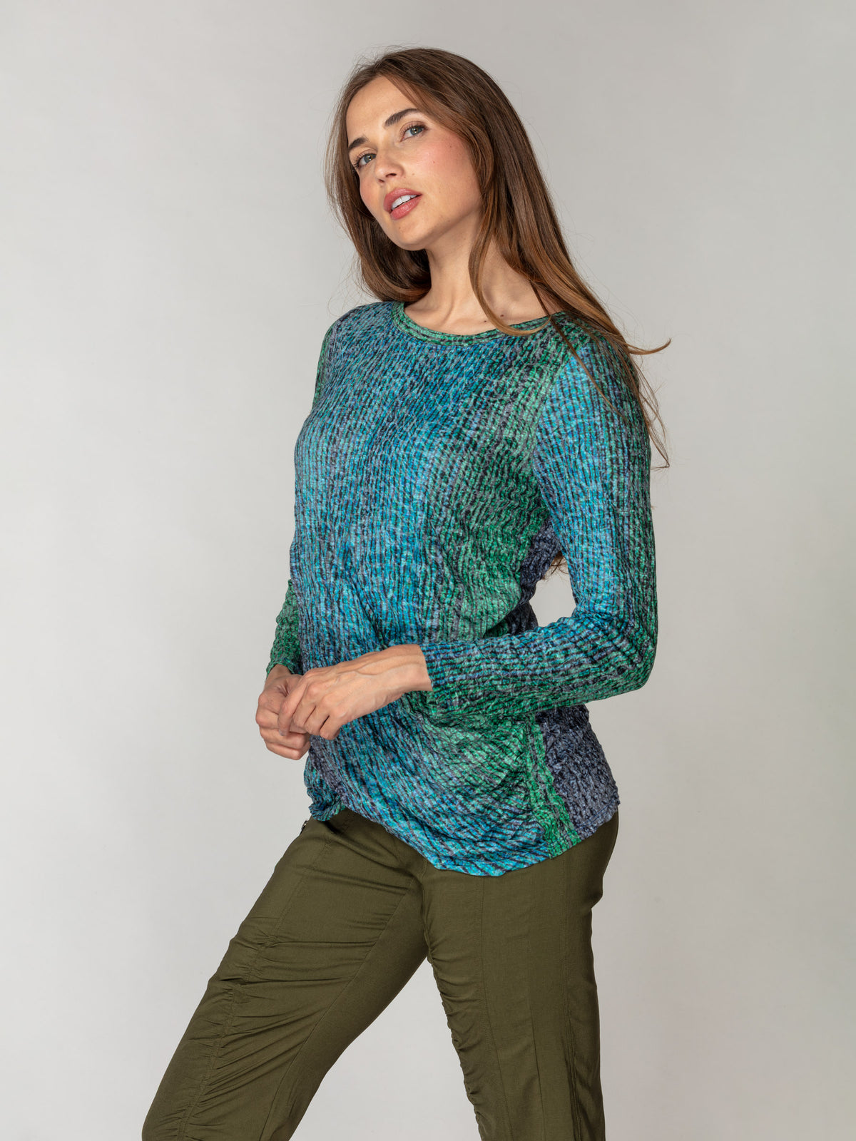 Evelyn Top - Emerald Drift
