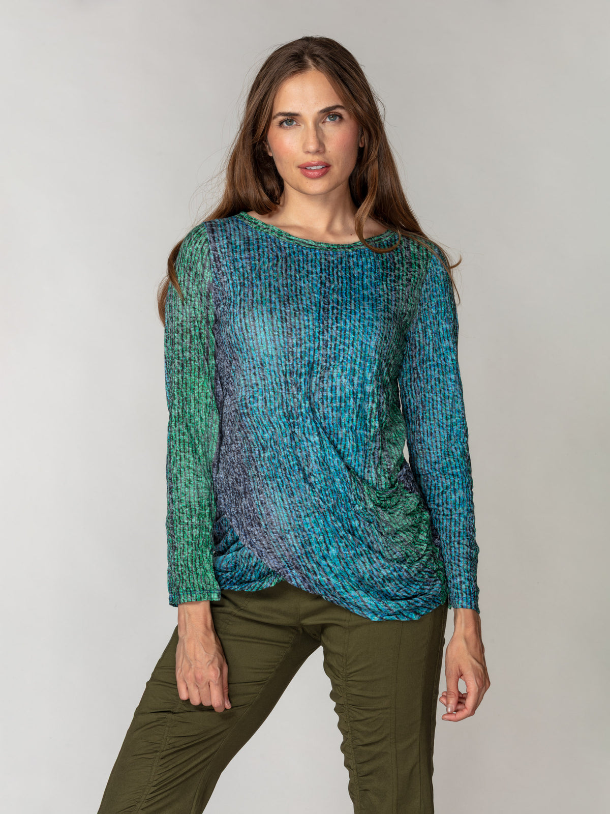 Evelyn Top - Emerald Drift