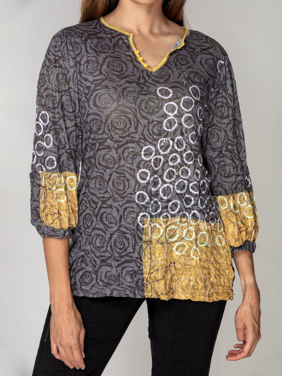 Maribel Top - Amber Pebbles