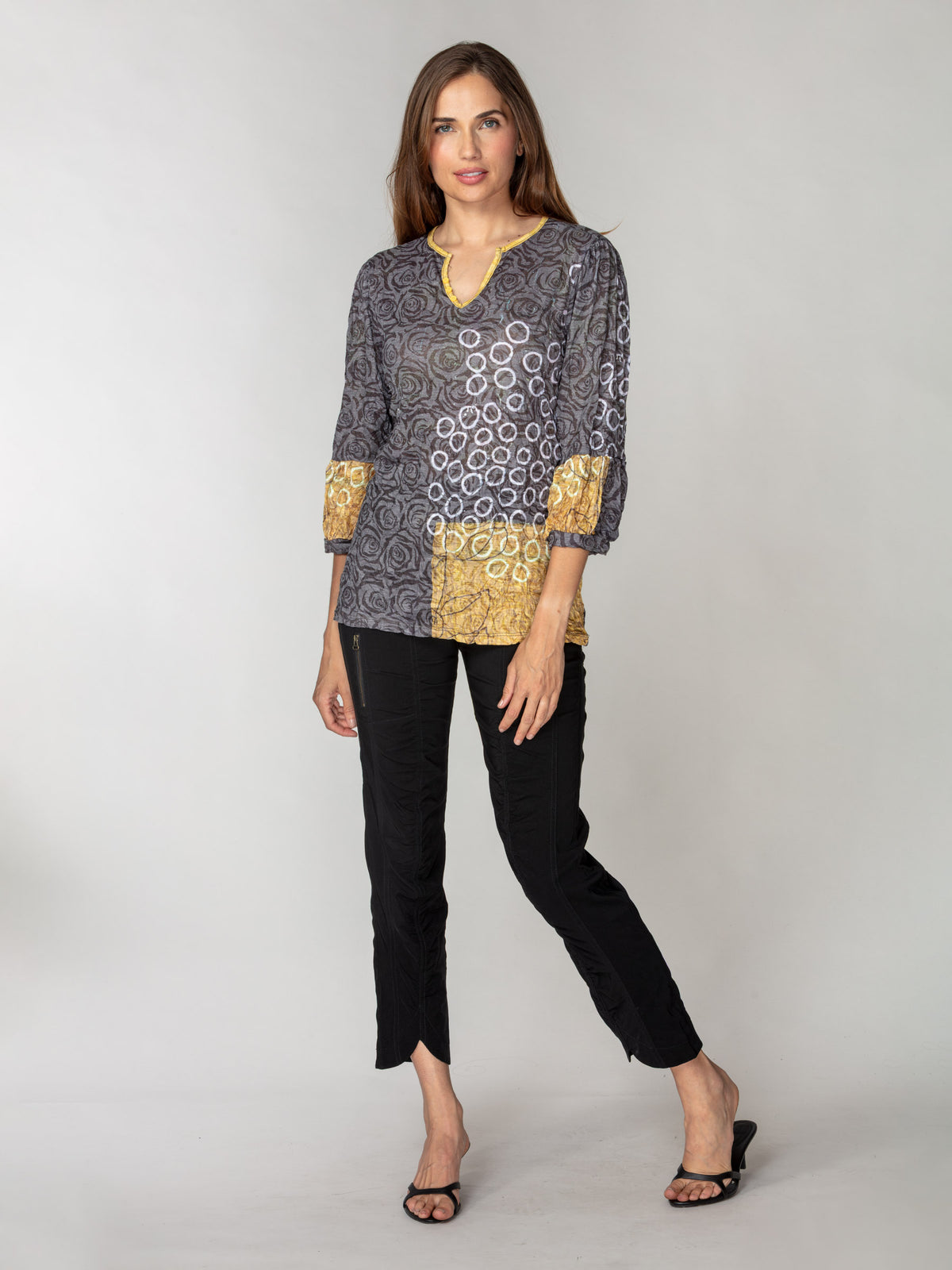 Maribel Top - Amber Pebbles