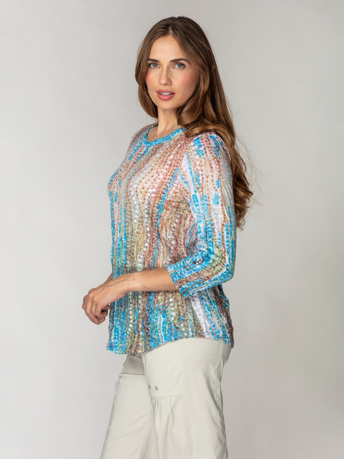 Round-Neck Top - Sandwash