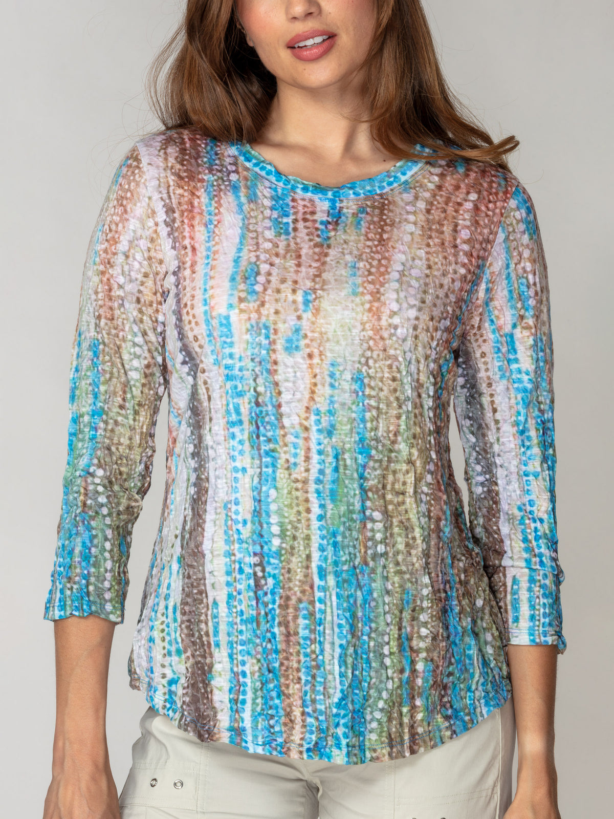 Round-Neck Top - Sandwash