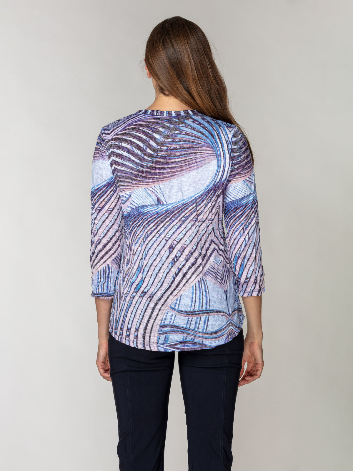 Round-Neck Top - Aerial Shift