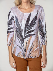 Round-Neck Top - Soft Reeds