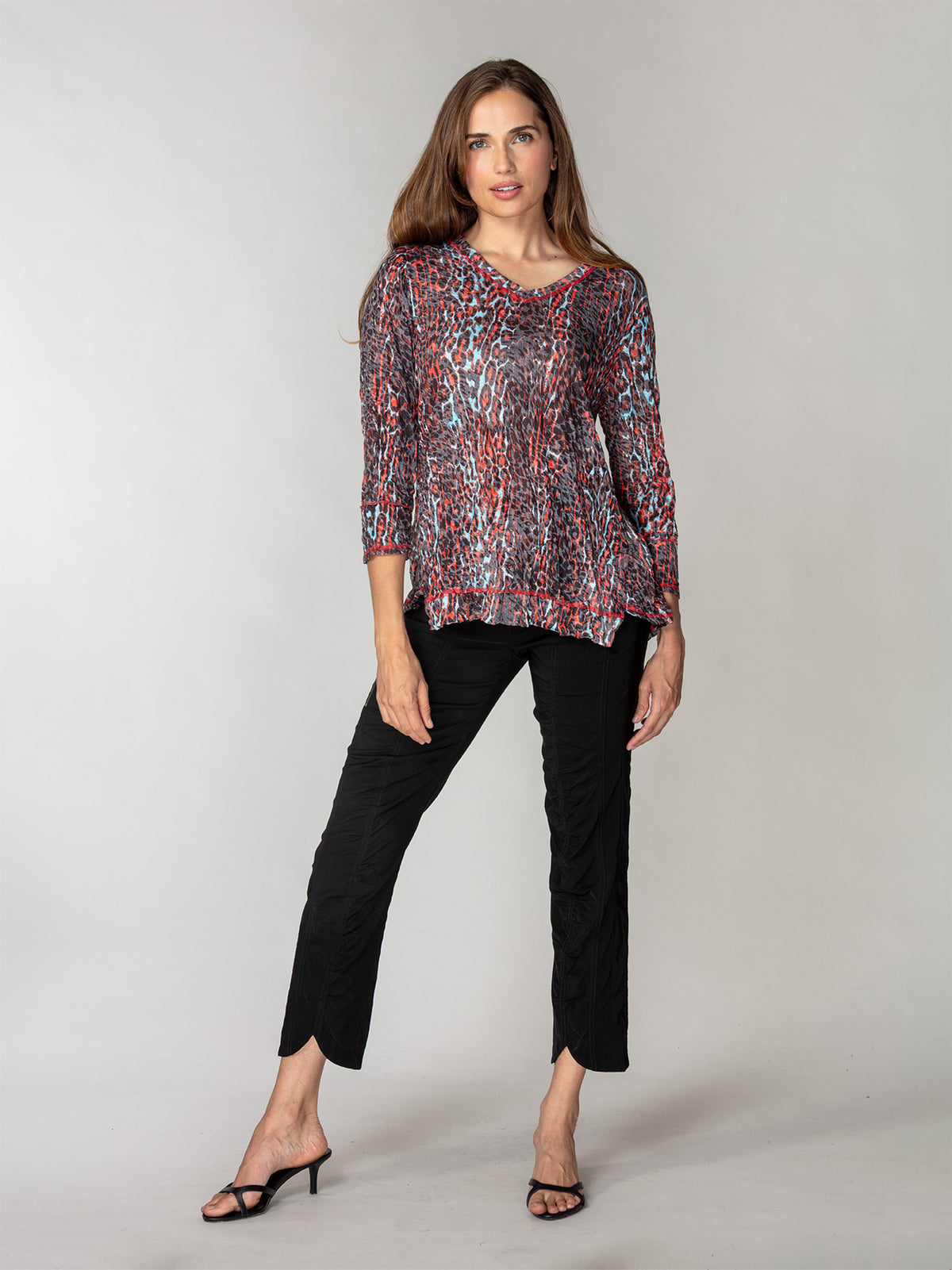Julia Top - Leopard Blaze