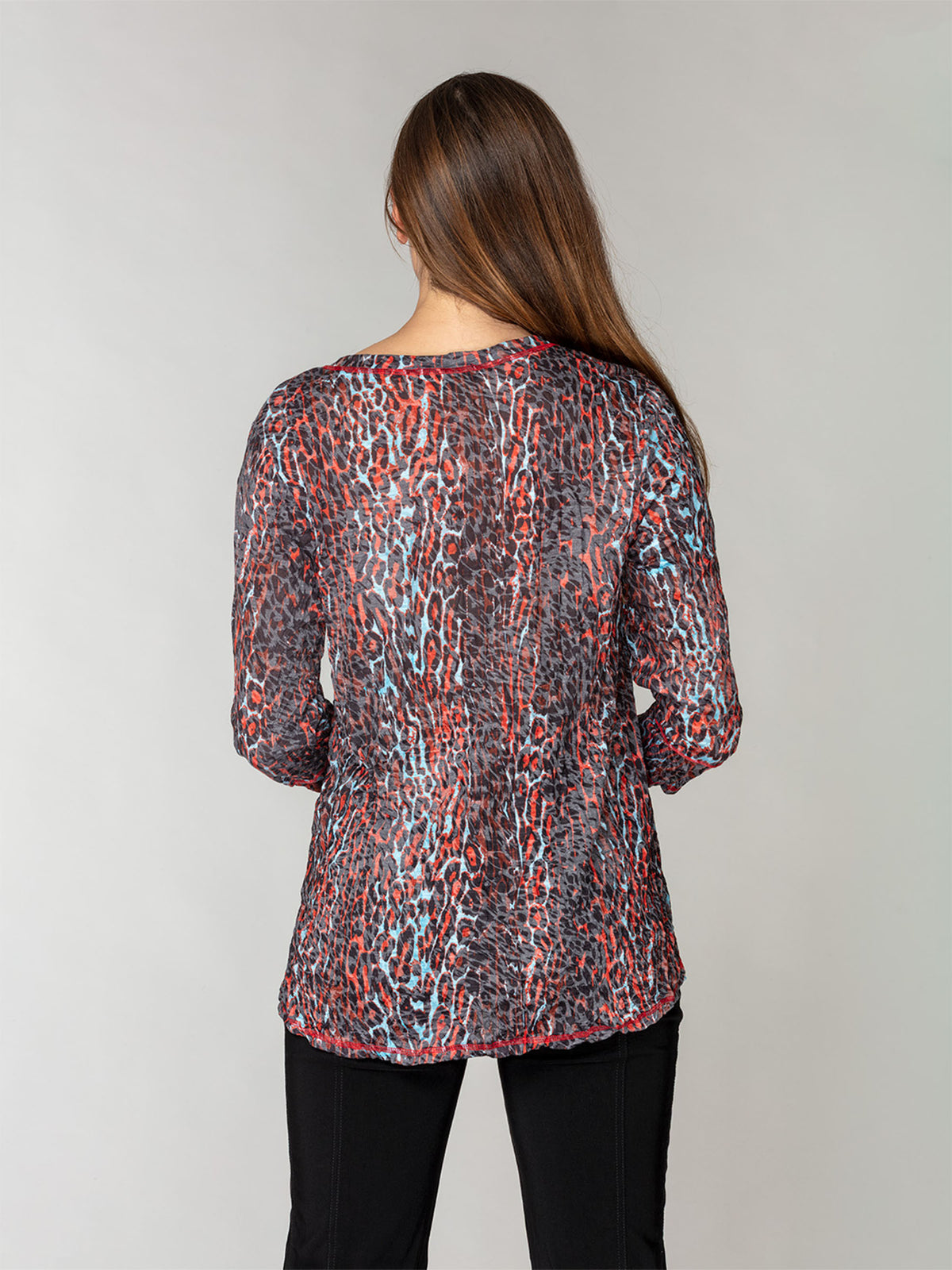 Julia Top - Leopard Blaze