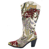 Hand Sewn Couture Bling Boots - CARINE
