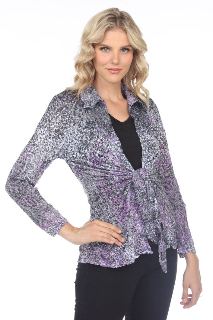 Elle Cardigan - Violet Impact - CARINE