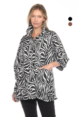 Pattern Knit Button Jacket