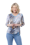Carlie Top - Stone Wash - CARINE