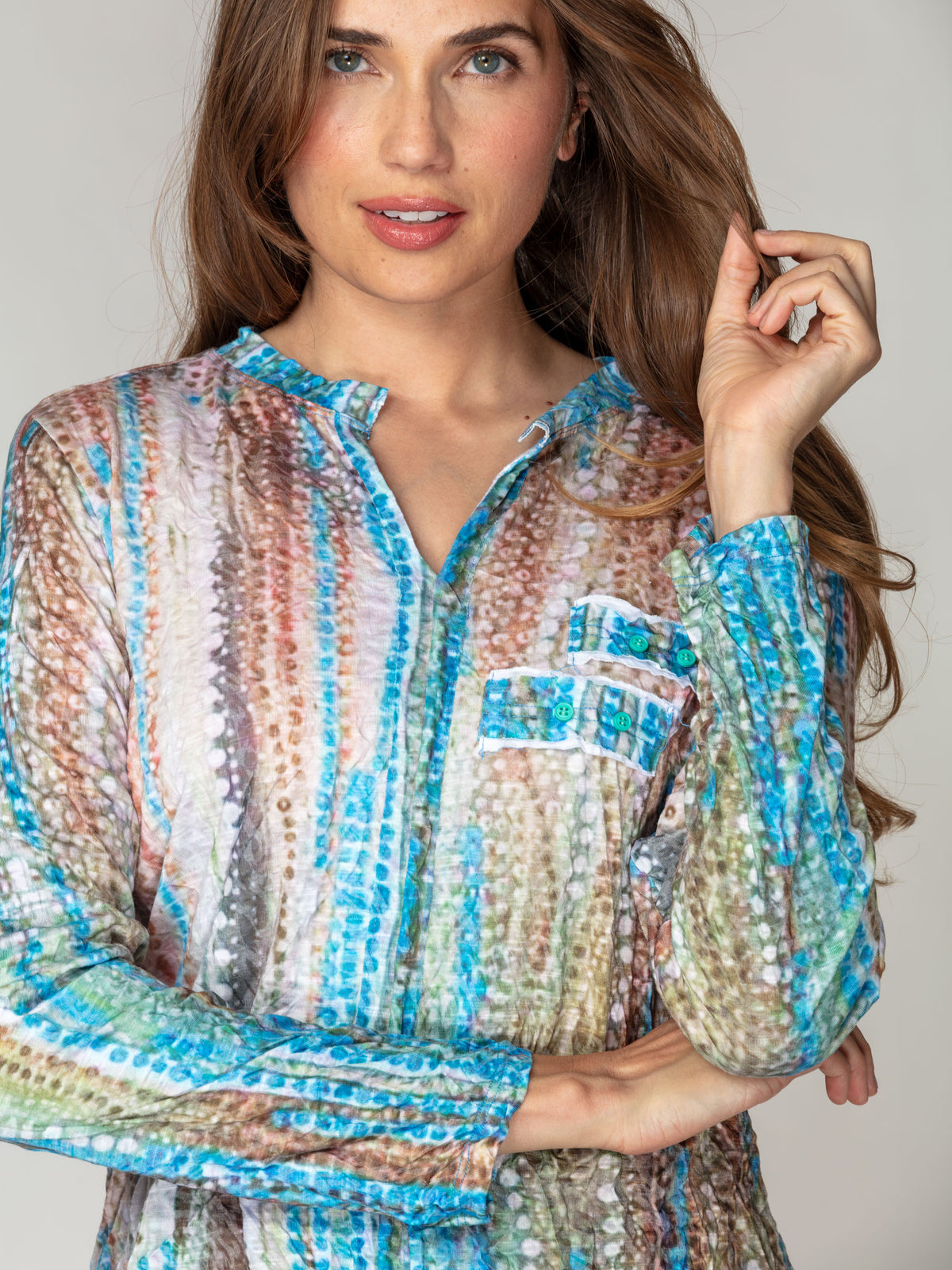 Pamela Top L/S - Sandwash