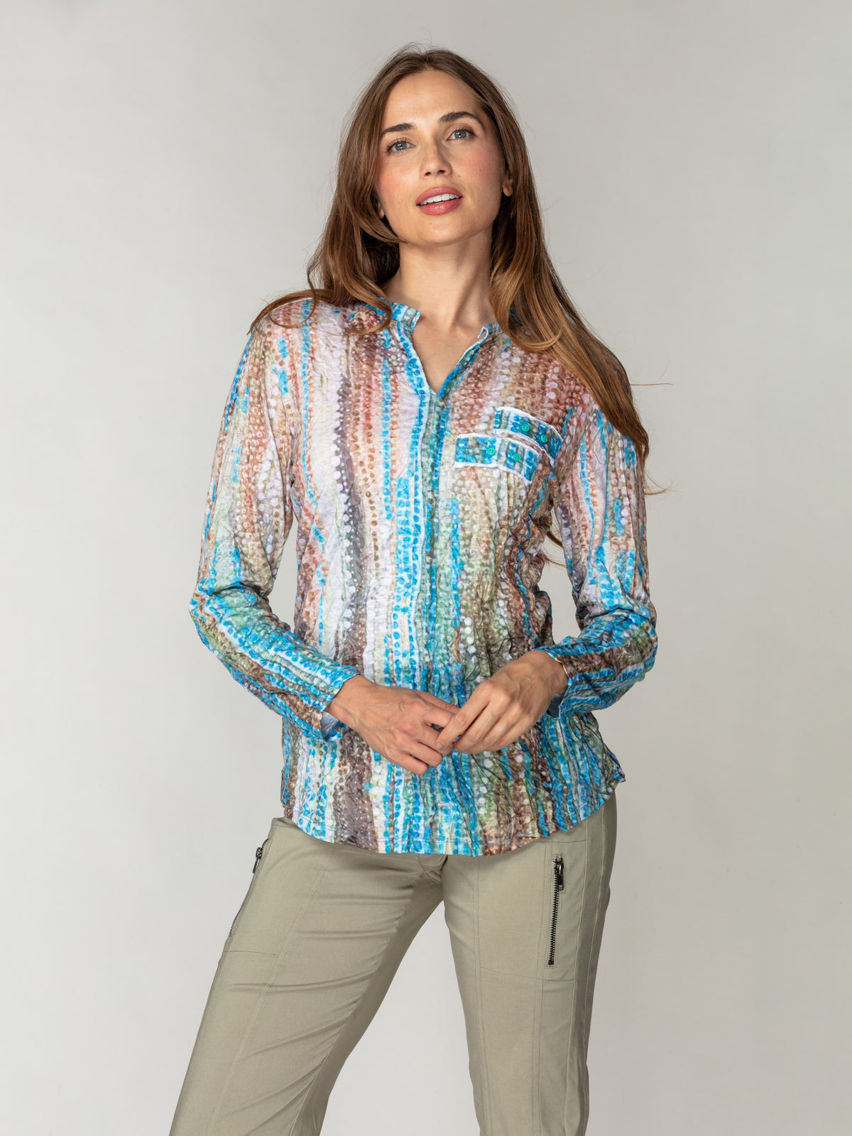 Pamela Top L/S - Sandwash