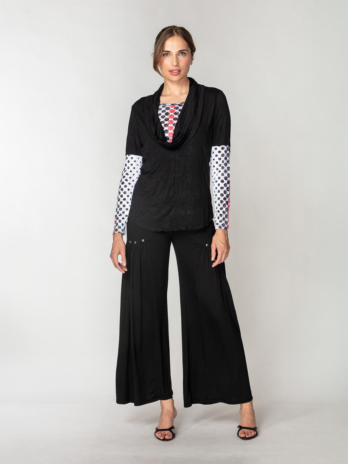 Peyton Top - Redline Dots