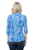 Sabrina Shirt - Whimsy Blue - CARINE