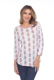 Round-Neck Top - Americorgi - CARINE
