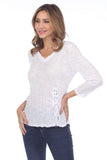 Pauline Top - White - CARINE