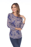 Round-Neck Top - Braided Links - CARINE