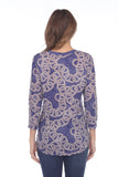 Round-Neck Top - Braided Links - CARINE