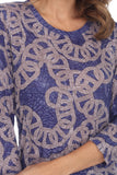 Round-Neck Top - Braided Links - CARINE
