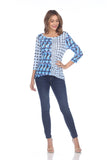 Stella Top - Blue Pinballs - CARINE