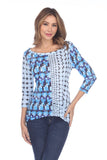 Stella Top - Blue Pinballs - CARINE