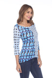 Stella Top - Blue Pinballs - CARINE
