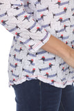 Round-Neck Top - French Dachshund - CARINE