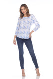 Round-Neck Top - Royal Fish - CARINE