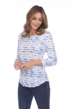 Round-Neck Top - Royal Fish - CARINE