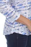 Round-Neck Top - Royal Fish - CARINE