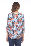 Round-Neck Top - Pop Patches - CARINE