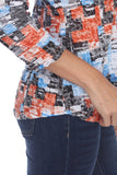 Round-Neck Top - Pop Patches - CARINE